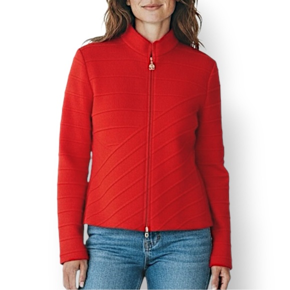 St. John Collection Knit Welted Jacket - Picture 2 of 6